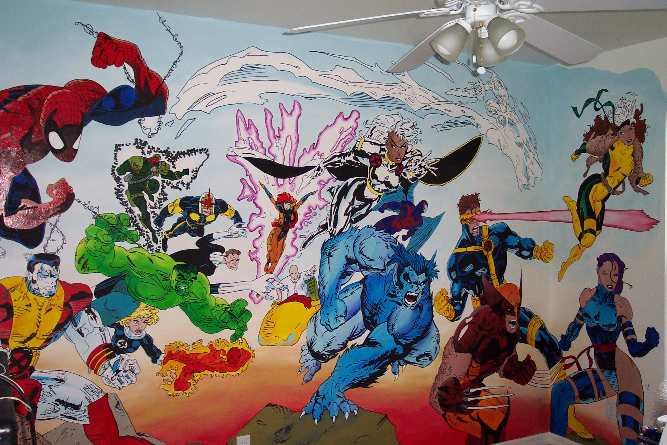 Marvel Comic Wall