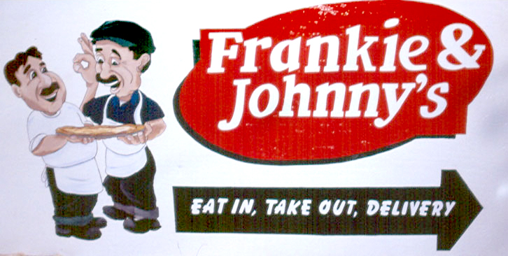 Frankie & Johnny's Sign